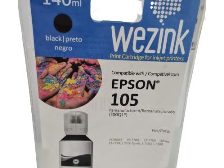 Recarga de Tinta Wezink 105 Preto For Sale