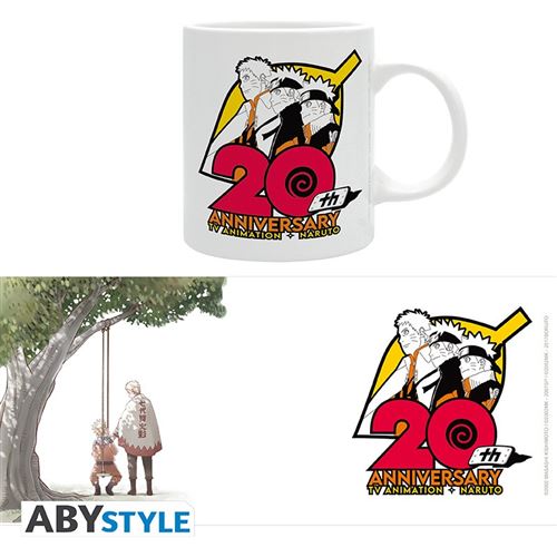 Caneca Naruto 20 Years Fashion