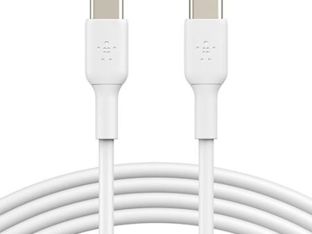 Cabo USB para USB-C Belkin BoostCharge 2m - Branco Hot on Sale