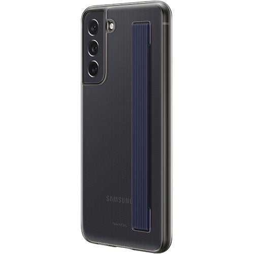 Capa Slim Strap Samsung para Samsung Galaxy S21 FE 5G - Cinzento For Cheap