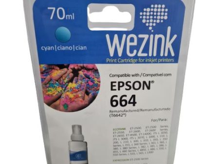 Recarga de Tinta Wezink T664 Cyan Fashion