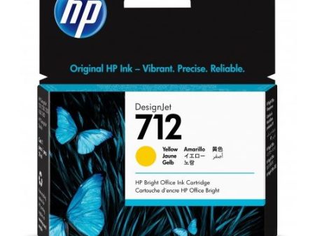 Tinteiro HP 712 Amarelo (3ED69A) on Sale