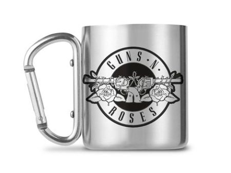 Caneca em Aço Inoxidável com Clip Guns N  Roses Logo 235M - Abysse Corp Online Hot Sale