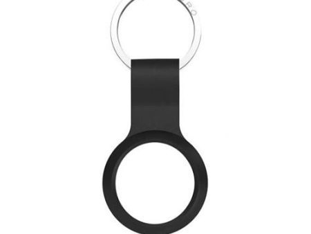 Porta Chaves Silicone Puro Icon para AirTag - Preto For Sale