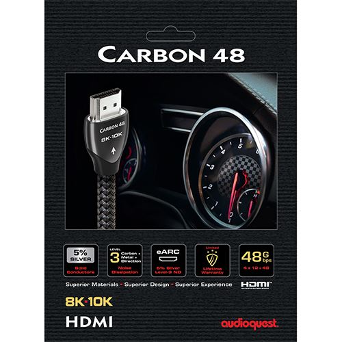 Cabo HDMI Audioquest Carbon 48 10K - 1.5m Online Sale