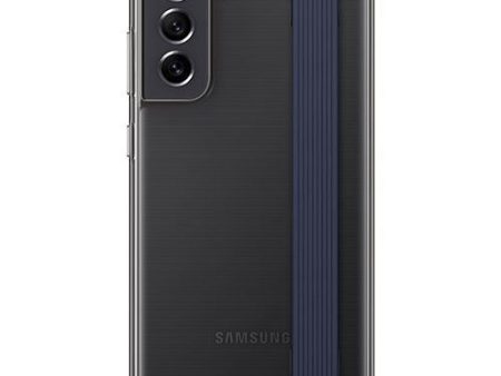 Capa Slim Strap Samsung para Samsung Galaxy S21 FE 5G - Cinzento For Cheap