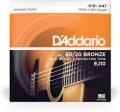 D Addario EJ10 Bronze Acoustic Guitar Strings, Extra Light, 10-47 Online Sale