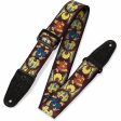 Levy s MP 2  Printed Polyester Guitar Strap - Design 25 Hot on Sale