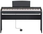 Yamaha P-125 88-Key Weighted Digital Piano Home Bundle with Furniture Stand and Bench For Discount