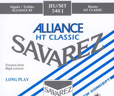 Savarez 540J Alliance HT Classic HT Classical Guitar Strings, Full Set Hot on Sale