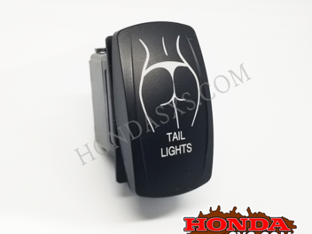 Tail  Lights Rocker Switch - SPST - ON OFF switch Online Hot Sale