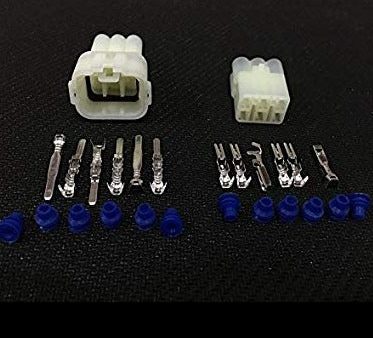 HM-6 Pin Male & Female Plug Connector Set for Honda UTV, SxS, ATV. Wire connector with Terminals and seals. Sale