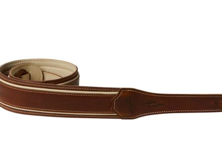 Taylor 2.5  Leather Strap With Element Design (Brown Cream) Online