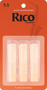 Rico Alto Sax #3.5 Reeds (3 Pack) Online Hot Sale