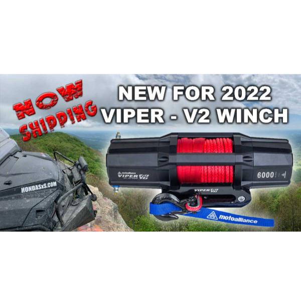 Viper V2 UTV Widespool Winch - a NEW GENERATION OF VIPER! Online Sale