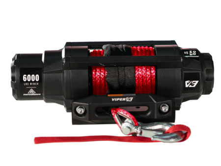 Viper UTV 6000lb Winch - V3 Wide Spool Supply