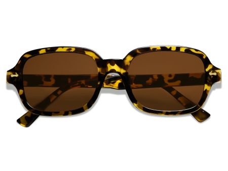 SOIOS Tortoise Square Frame Sunglasses Supply