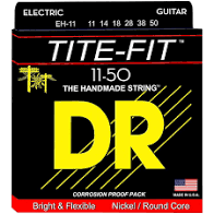 DR Strings EH-11 Tite-Fit Compression Wound Electric Guitar Strings -.011-.050 Heavy For Discount