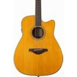 Yamaha FGC-TA TransAcoustic Dreadnought Guitar - Vintage Tint Online now