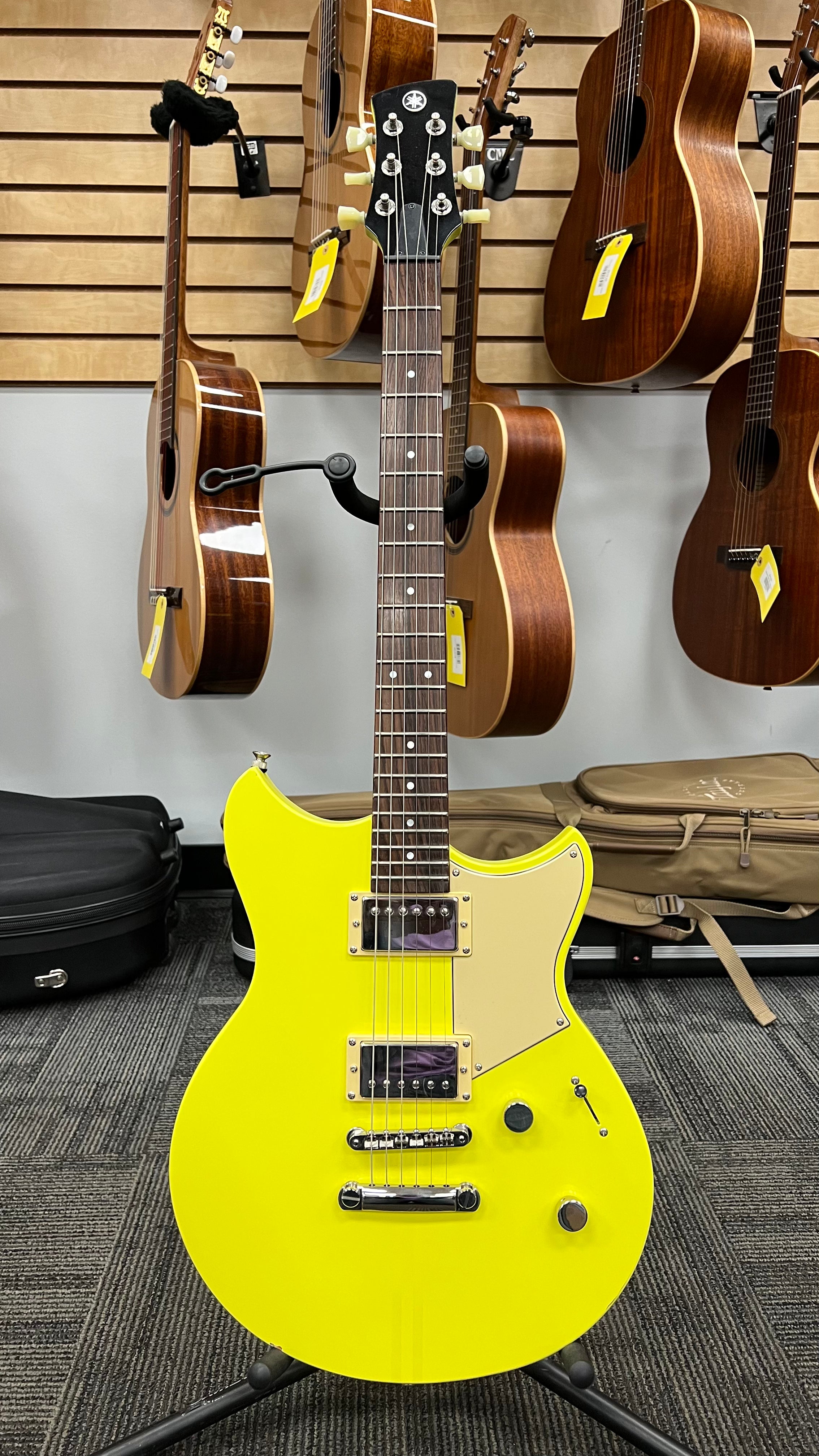 Used Yamaha Revstar Element RSE20 Electric Guitar - Neon Yellow Fashion