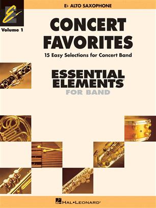 Concert Favorites Vol. 1 - Eb Alto Saxophone Hot on Sale