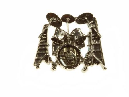 Harmony - Silver Drumset Pin Supply