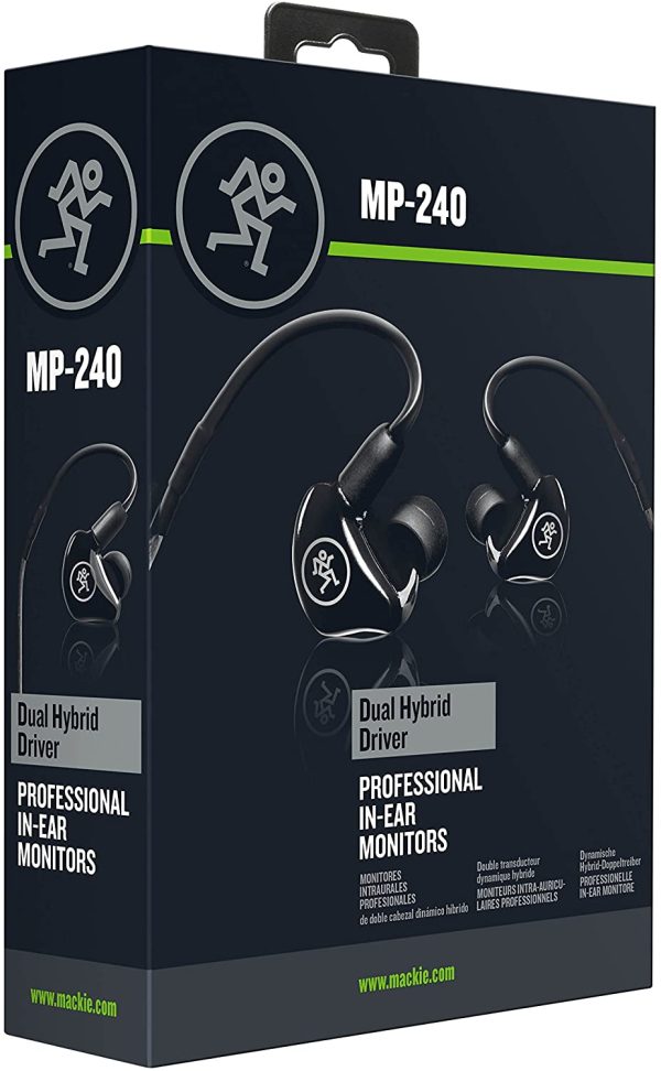 Mackie In- Ear Headphones & Monitors, Dual Hybrid Driver (MP-240) Cheap