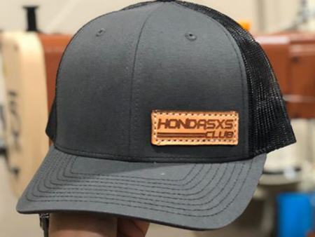 HondaSxS Club Leather Badge Cap - NEW, Limited stock! Hot on Sale