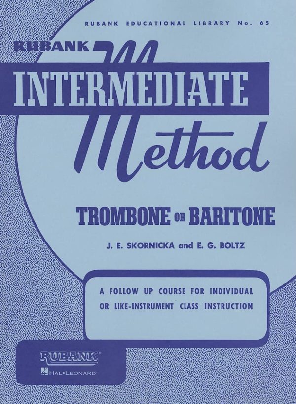 Rubank Intermediate Method - Trombone or Baritone Online Hot Sale