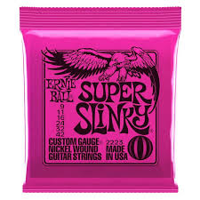 Ernie Ball 2223 Super Slinky Nickel Wound Electric Guitar Strings - .009-.042 Discount