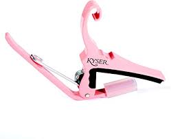 Kyser Quick-Change Capo for 6-string acoustic guitars, pink Fashion