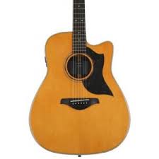 Yamaha A-Series A3M Dreadnought Cutaway Acoustic-Electric Guitar Vintage Natural Cheap