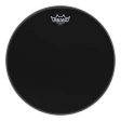 Remo Drumhead Ambassador Black 12  Hot on Sale