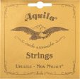 Aquila 7U New Nylgut Concert Ukulele Strings, GCEA, High G Supply