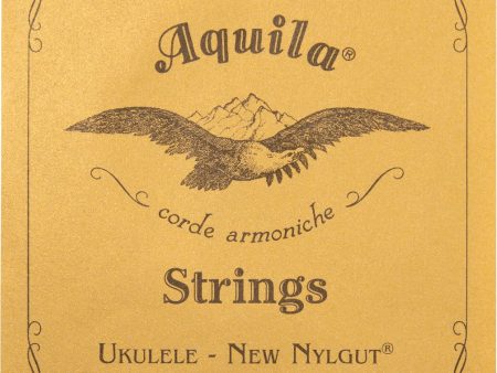 Aquila 7U New Nylgut Concert Ukulele Strings, GCEA, High G Supply