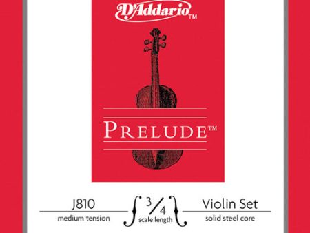 D Addario Strings Prelude Violin Set 3 4 J8103 4M Online Hot Sale