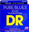 DR Strings PHR-10 Pure Blues Pure Nickel Electic Guitar Strings -.010-.046 Medium For Cheap