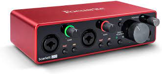 Focusrite Scarlett 2i2 3rd Gen USB Audio Interface Online Hot Sale