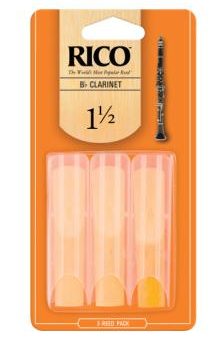 Rico - Clarinet - 1.5 - 3 Pack For Sale