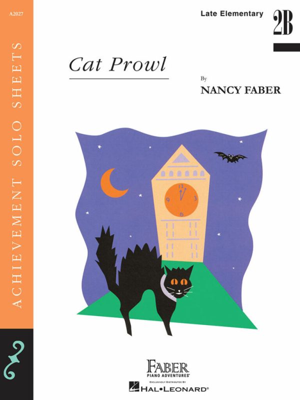 Faber Piano Adventures Cat Prowl Late Elementary Level 2B Piano Solo Online Hot Sale