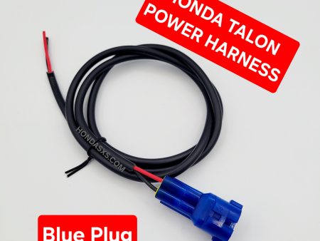 Honda Talon Power Harness - Version B- Blue Plug Fits Horn Socket! Online now