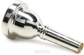 Bach 350 Classic Series Silver-plated Small Shank Trombone Mouthpiece - 7C Supply