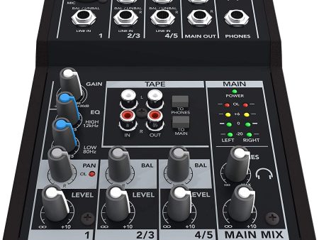 Mackie Mix Series Mix5 5-Channel Mixer Fashion