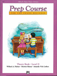 Alfred - Prep Course for the Young Beginner - Theory Book - Level D on Sale