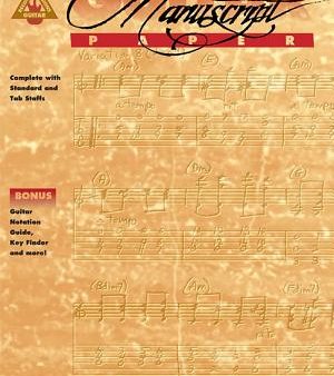 Hal Leonard Guitar Manuscript Paper TAB Online