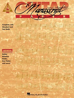 Hal Leonard Guitar Manuscript Paper TAB Online