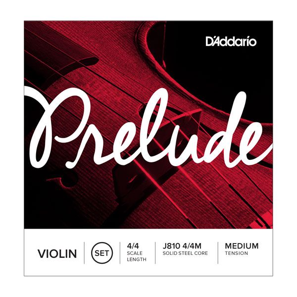 D Addario J810 Prelude 4 4 Violin String Set Medium Supply