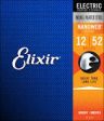 Elixir Strings 12152 Nanoweb Electric Guitar Strings -.012-.052 Heavy For Discount