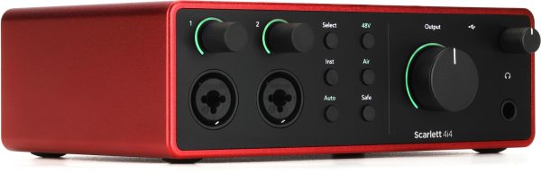 Focusrite Scarlett 4i4 4th Gen USB Audio Interface Discount