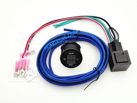 Dual Battery Volt Meter plus wiring kit. For Cheap